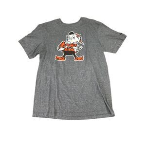 Nike Mens Cleveland Browns Shirt Grey Medium